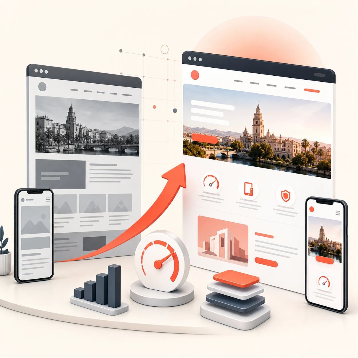 Rediseño web en Murcia para mejorar la imagen, velocidad y conversión