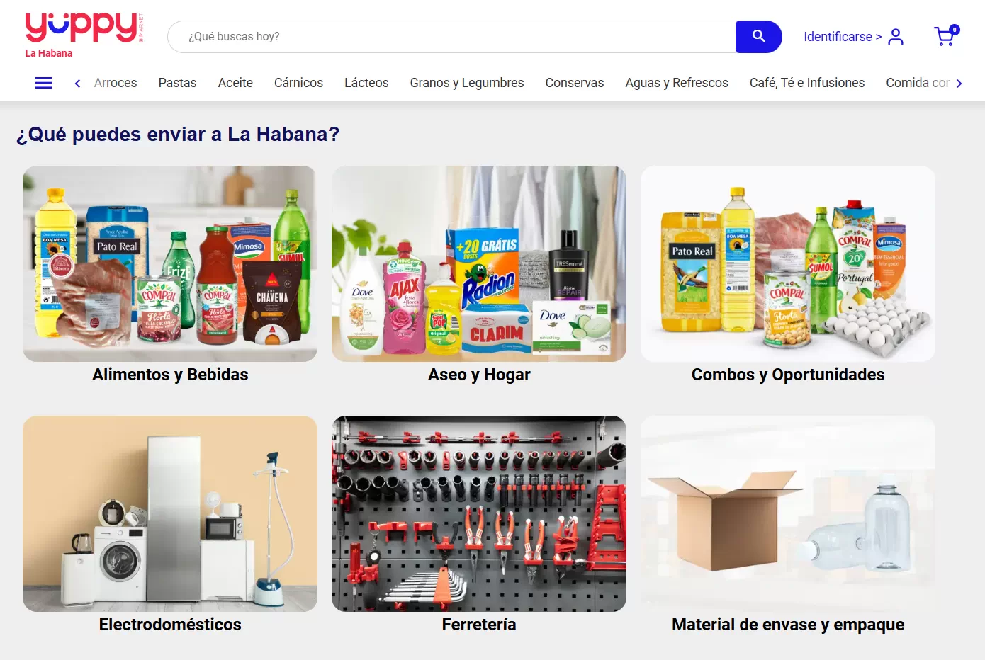 Proyecto de tienda online Yuppy Market trabajado por Ibero Studio